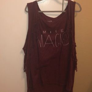 Make magic fringe tank